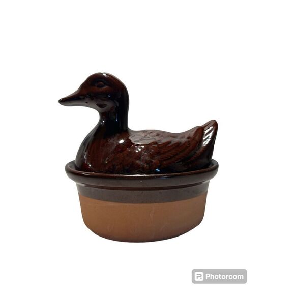 Terracota Vintage Baking Dish Brown Glazed Made in Taiwan - Picture 1 of 8